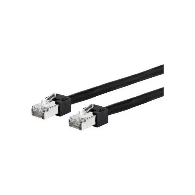 METZ CONNECT Patchkabel Cat.6 Ultraflex500 VoIP AWG 26 3,0 m schwarz — image 1