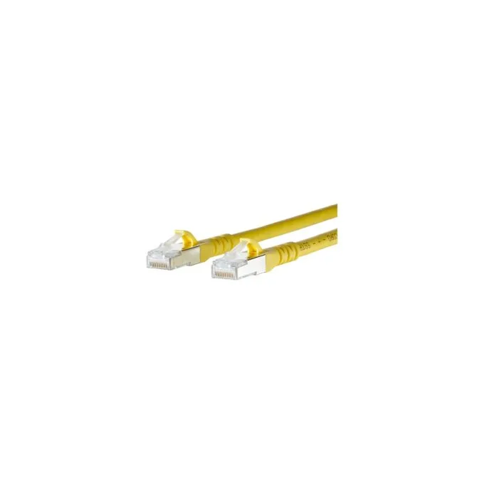 METZ CONNECT Patchkabel S FTP Cat.6A gelb 0.5m — image 1