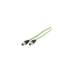 METZ CONNECT Verbindungsleitung M12 ST-M12 ST 8-pol X-kodiert gerade-gerade 1m