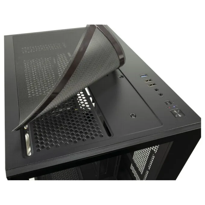 Midi Inter-Tech Gaming-Gehäuse Micro-ATX C-501 Aspect schwarz — image 10
