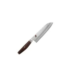 MIYABI Santoku Kochmesser, Stahl, 180 mm, silber braun, 34074-181-0
