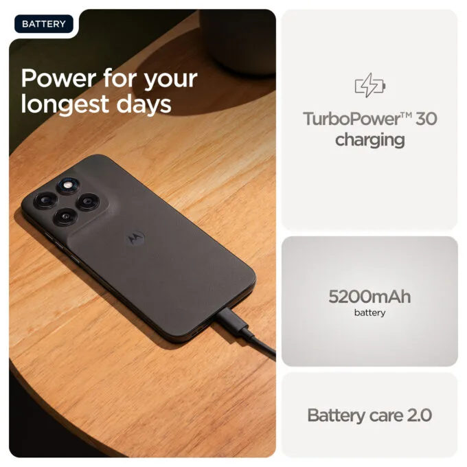 Motorola Moto G77 8RAM 256GB black olive — image 3