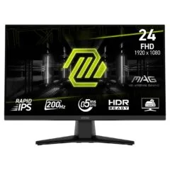 MSI MAG 242F Flat Gaming TFT 24' FHD IPS 200Hz 0.5ms HDMI DP