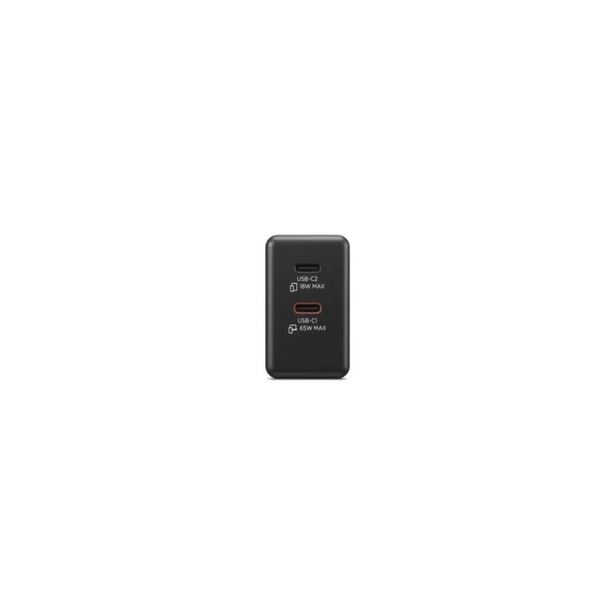 N Lenovo Dual USB-C 65W GaN Charger Black EU — image 3