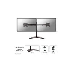 Neomounts Full-Motion-Tischhalterung für 10-27' Bildschirme 16KG NM-D335DBLACK Black