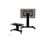NEOMOUNTS M2500TBLACK Elektrischer FloorStand Neigbar 106,68-254cm 42-100Zoll VESA bis 800x600mm 150kg Hhe:81-131cm Moto