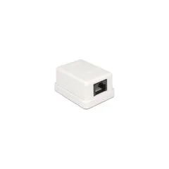 Netzwerk Anschlussdose 1 Port Cat.6 kompakt UTP