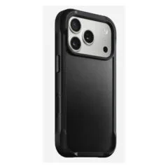 Nomad Rugged Leather Case iPhone 17 Pro Black Horween