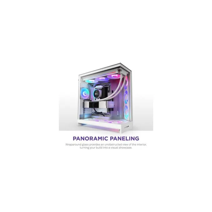 NZXT H9 FLOW RGB All White MidiTower CM-H92FW-R1 — image 7