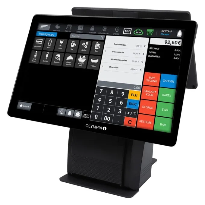 Olympia Registrierkasse T215DK +Display schwarz — image 2