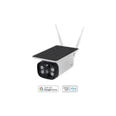 Omajin by Netatmo Solarbetriebene Überwachungskamera - Akku - Alarmsirene - weiß