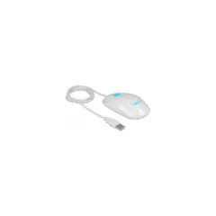 Optische 3-Tasten LED Maus USB Typ-A weiß