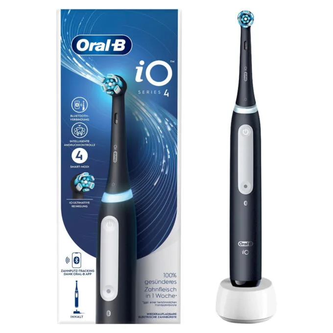 Oral-B iO Series 4 Matt Black mit Reiseetui — image 2