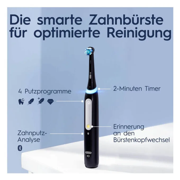 Oral-B iO Series 4 Matt Black mit Reiseetui — image 6
