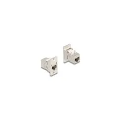 Panel Mount RJ45 Kupplung Buchse zu Buchse Cat.6A Metall konisch