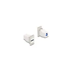 Panel Mount USB 5 Gbps Typ-A Buchse zu USB Typ-B Buchse konisch