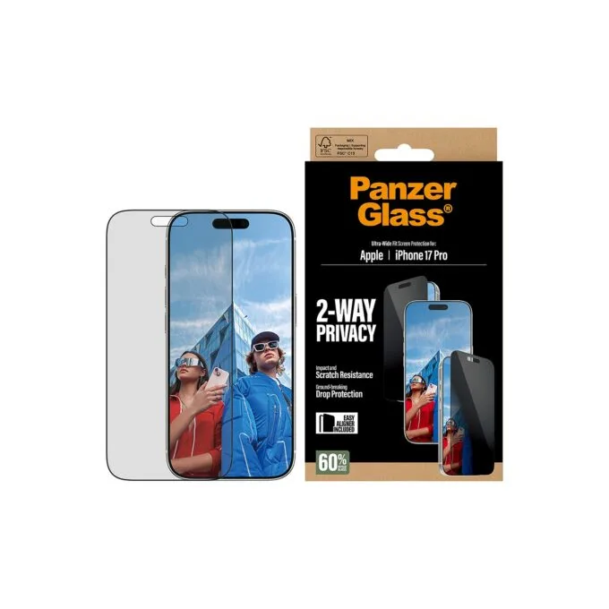 PanzerGlass 2-Way Privacy Schutzglas iPhone 17 Pro UWF — image 2