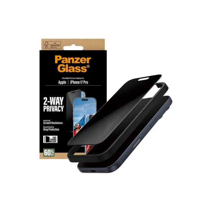 PanzerGlass 2-Way Privacy Schutzglas iPhone 17 Pro UWF — image 6