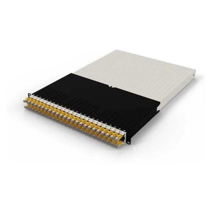 Patchbox patchbox.one Kabeleinzugssystem 30RU STP (1.8 m) mit 24 Kassetten. Patchkabel Cat. 6a. U FTP. PoE. Kabel gelb — image 3