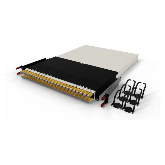 Patchbox patchbox.one Kabeleinzugssystem 30RU STP (1.8 m) mit 24 Kassetten. Patchkabel Cat. 6a. U FTP. PoE. Kabel gelb — image 4
