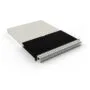 Patchbox patchbox.one Kabeleinzugssystem 30RU STP (1.8 m) mit 24 Kassetten. Patchkabel Cat. 6a. U FTP. PoE. Kabel weiß