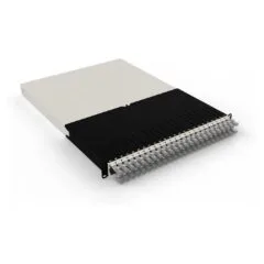 Patchbox patchbox.one Kabeleinzugssystem 30RU UTP (1,8 m) mit 24 Kassetten, Patchkabel Cat. 6a, U UTP, PoE++, Kabel grau