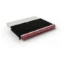 Patchbox patchbox.one Kabeleinzugssystem 8RU STP (0.8 m) mit 24 Kassetten. Patchkabel Cat. 6a. U FTP. PoE. Kabel rot