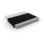 Patchbox patchbox.one Kabeleinzugssystem 8RU STP (0.8 m) mit 24 Kassetten. Patchkabel Cat. 6a. U FTP. PoE. Kabel weiß