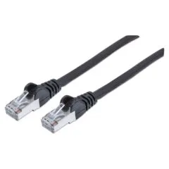 Patchkabel Cat6 S FTP 2.0m LSZH Hebelschutz schw