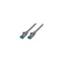 Patchkabel CAT6a RJ45 S FTP PiMF 0.5m Grau