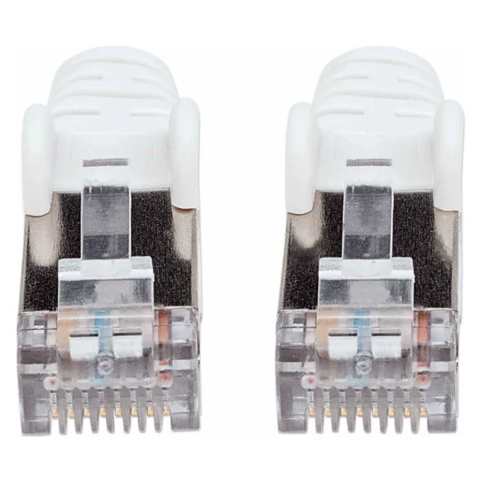 Patchkabel Cat6a-Stecker Cat7-Rohkabel 0,25m weiß — image 3