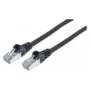 Patchkabel Cat6a-Stecker Cat7-Rohkabel 1m schwarz