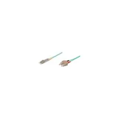 Patchkabel LWL Duplex OM3 (Multimode, 50 125) LC SC, LSZH, austauschbare Polarität, 0,5m, Good Connections®