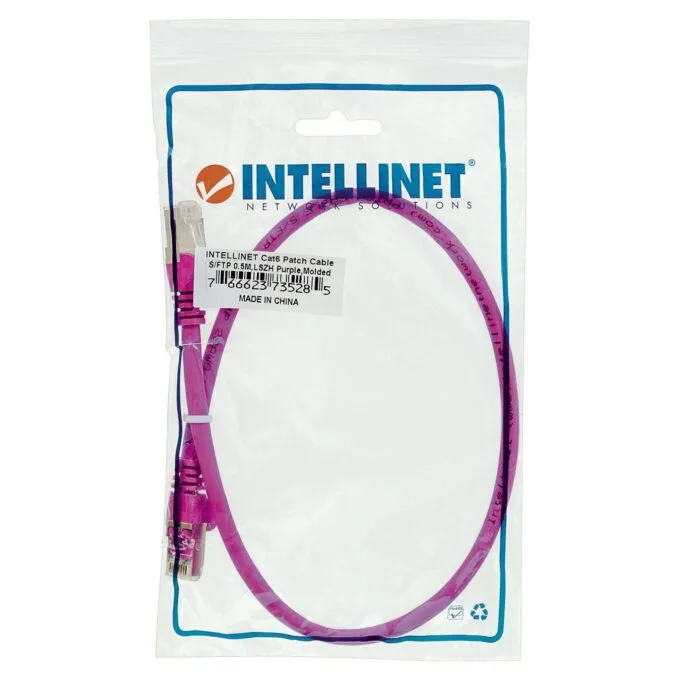 Patchkabel RJ45 S FTP Cat6 Kupfer LSZH 0.5m rot — image 5