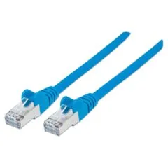Patchkabel RJ45 S FTP Cat6 Kupfer LSZH 15m blau