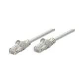 Patchkabel RJ45 U UTP Cat5e 0.5m Hebelschutz grau