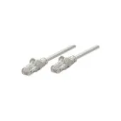 Patchkabel RJ45 U UTP Cat5e 1.0m Hebelschutz grau
