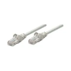 Patchkabel RJ45 U UTP Cat6 15m Hebelschutz grau