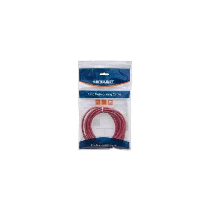 Patchkabel RJ45 U UTP Cat6 2.00m Hebelschutz rot — image 4