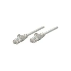 Patchkabel RJ45 U UTP Cat6 5.00m Hebelschutz grau