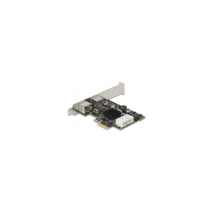 PCI Express x1 Karte zu 2 x PS 2 und USB Pfostenstecker - Low Profile Formfaktor — image 2