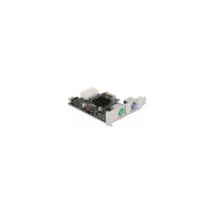 PCI Express x1 Karte zu 2 x PS 2 und USB Pfostenstecker - Low Profile Formfaktor