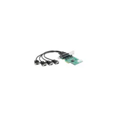 PCI Express x1 Karte zu 4 x Seriell RS-232 High Speed 921K mit Spannungsversorgung