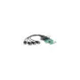 PCI Express x1 Karte zu 4 x Seriell RS-232 High Speed 921K mit Spannungsversorgung