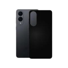 PEDEA Soft TPU Case fr Samsung Galaxy S25 Edge. schwarz