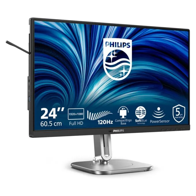 PHILIPS 24B2N4200 00 60.45cm 23.8Zoll 1920x1080 VGA HDMI DP USB — image 2
