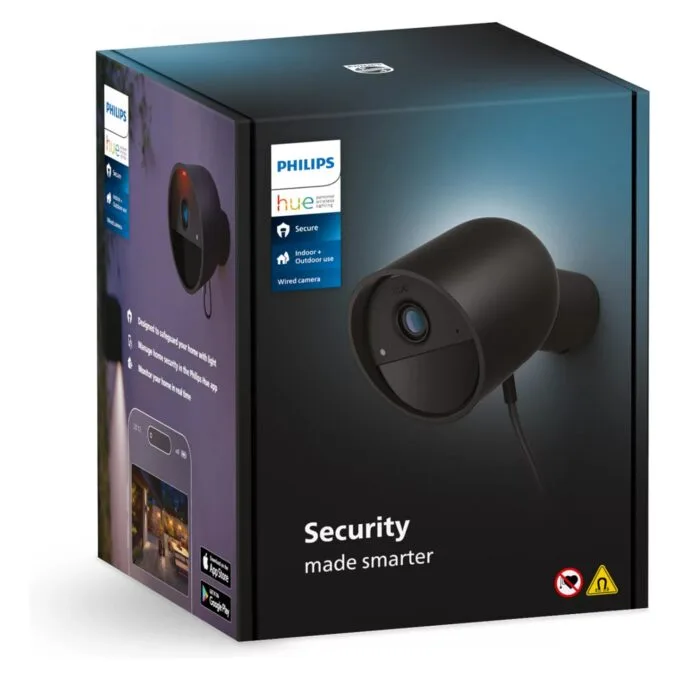 Philips Hue Secure kabelgebundene Kamera schwarz — image 4