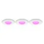 Philips Hue White & Color Ambiance Slim Recessed 90mm 3er Weiß