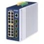 PLANET Industrial 16-Port 10 100 1000T + 4 1G 2,5 SFP POE