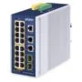 PLANET Industrial 16-Port PoE+ Managed Switch IGS-4215-16P2T